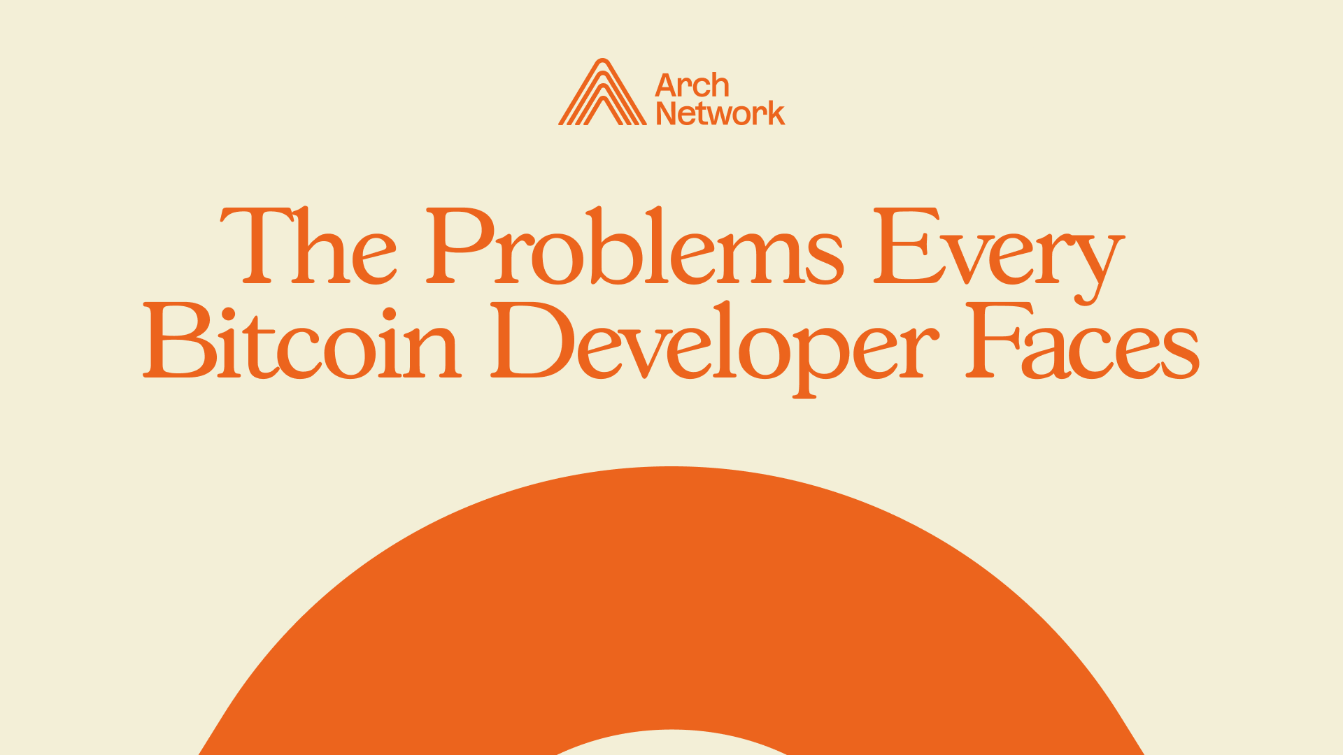 The Problems Every Bitcoin Developer Faces — And How the ArchVM Tackles Them