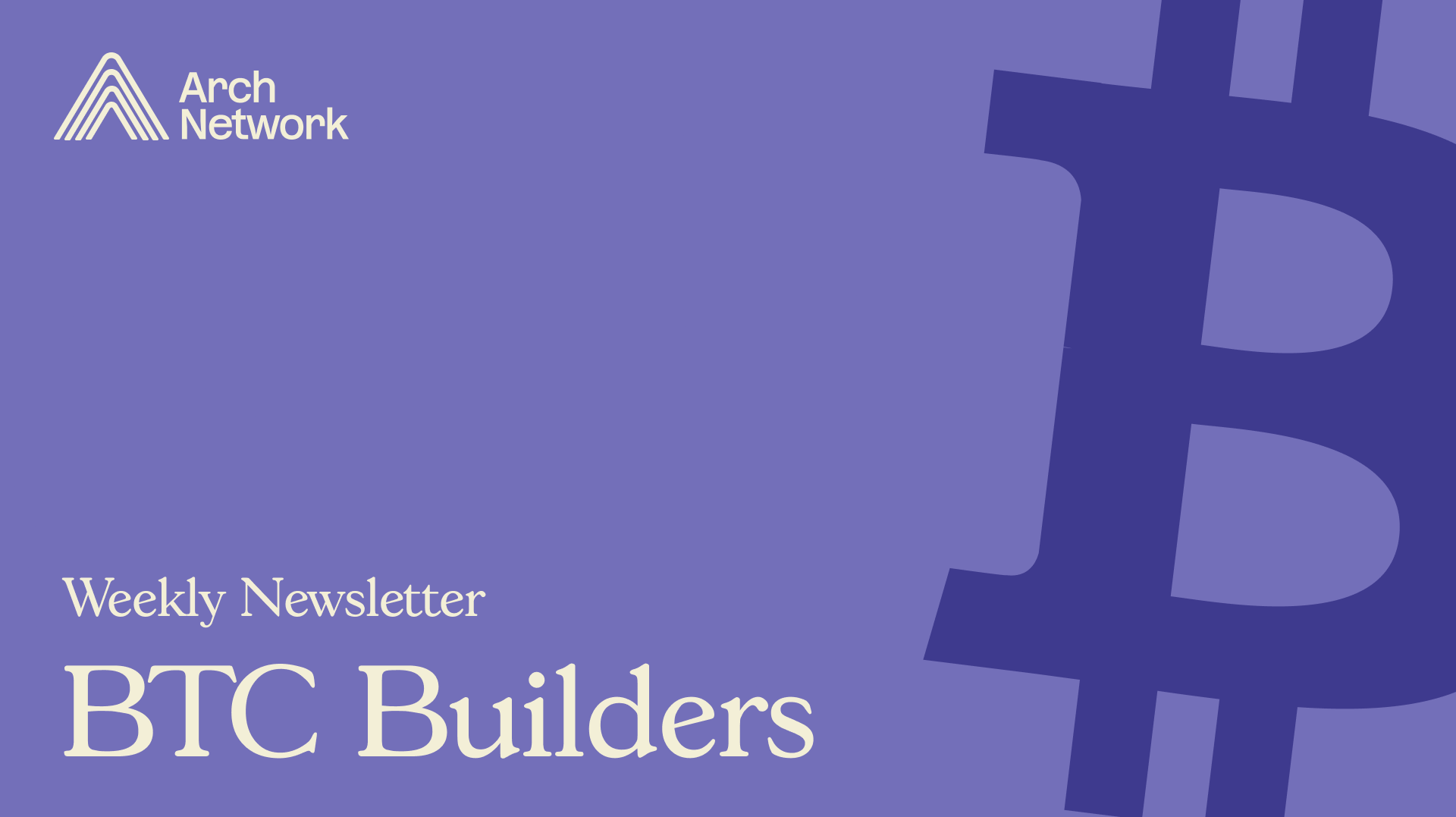 BTC Builders V: Investors Go "All In" on Arch Apps